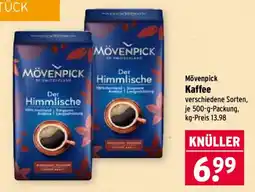 Wasgau Mövenpick Kaffee Angebot