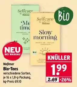 Wasgau Meßmer Bio-Tees Angebot