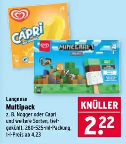Wasgau Langnese Multipack Angebot