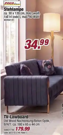 Poco Stehlampe Angebot