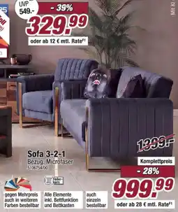 Poco Sofa 3-2-1 Angebot