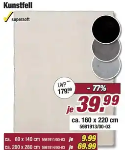 Poco Kunstfell supersoft Angebot