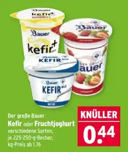 Wasgau Der große Bauer Kefir oder Fruchtjoghurt Angebot