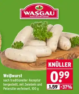 Wasgau WASGAU Weißwurst Angebot