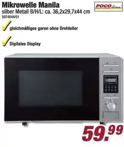 Poco Mikrowelle Manila Angebot