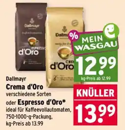 Wasgau Dallmayr Crema d'Oro Angebot
