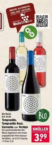Wasgau Bio Mesta Tempranillo, Tempranillo Rosé, Garnacha oder Verdejo Angebot