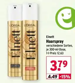 Wasgau Elnett Haarspray Angebot
