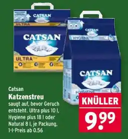 Wasgau Catsan Katzenstreu Angebot