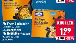 Wasgau Toppit Air Fryer Backpapier Angebot