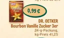 Wasgau DR. OETKER Bourbon Vanille Zucker 3er Angebot