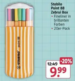 Rossmann Stabilo Point 88 Zebrui Box Angebot