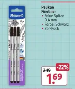 Rossmann Pelikan Fineliner Angebot