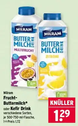 Wasgau Milram Frucht-Buttermilch Angebot