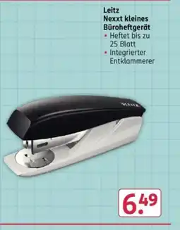 Rossmann Leitz Nexxt kleines Büroheftgerät Angebot