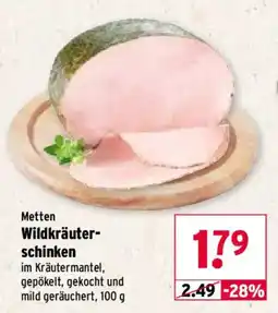 Wasgau Metten Wildkräuterschinken Angebot