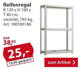Sonderpreis Baumarkt Reifenregal Angebot