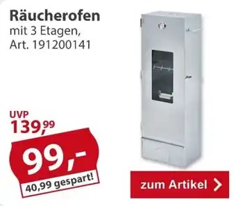 Räucherofen mit 3 Etagen