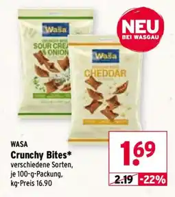 Wasgau WASA Crunchy Bites* Angebot
