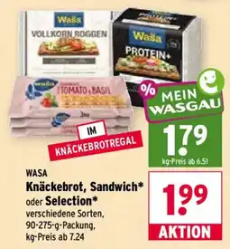 Wasgau WASA Knäckebrot, Sandwich* Angebot