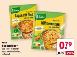 Wasgau Knorr Suppenliebe Angebot