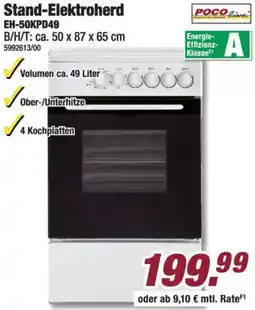 Poco POCO Line Stand-Elektroherd Angebot