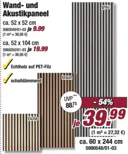 Poco Wand- und Akustikpaneel Angebot
