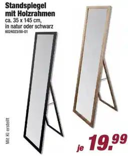Poco Standspiegel mit Holzrahmen Angebot