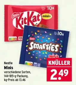 Wasgau Nestle Minis Angebot