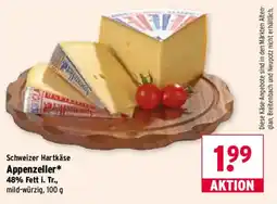 Wasgau Schweizer Hartkäse Appenzeller* Angebot