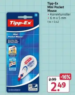 Rossmann Tipp-Ex Mini Pocket Mouse Angebot