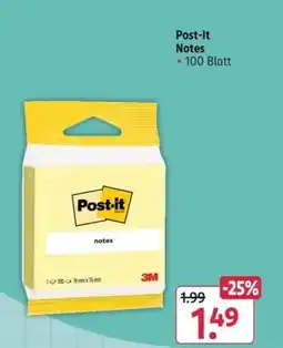 Rossmann Post-it Notes Angebot