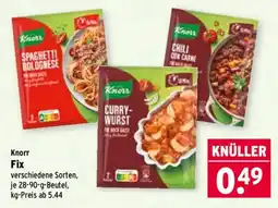 Wasgau Knorr Fix Angebot