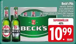Edeka Beck's Pils Angebot