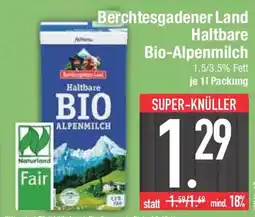 E-Center Berchtesgadener Land Haltbare Bio-Alpenmilch Angebot