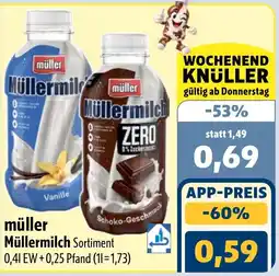 Aktiv Irma müller Müllermilch Sortiment Angebot
