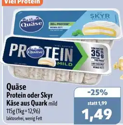 Aktiv Irma Quäse Protein oder Skyr Käse aus Quark mild Angebot