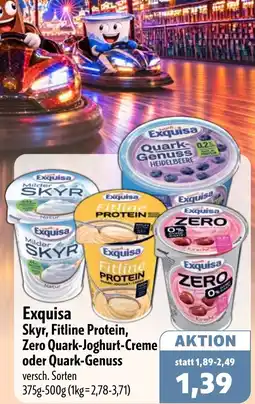 Aktiv Irma Exquisa Skyr, Fitline Protein, Zero Quark-Joghurt-Creme oder Quark-Genuss Angebot