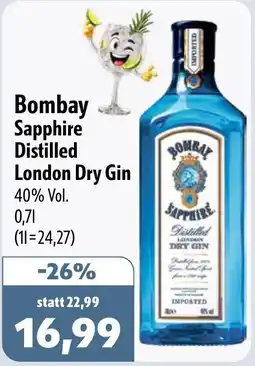 Aktiv Irma Bombay Sapphire Distilled London Dry Gin Angebot