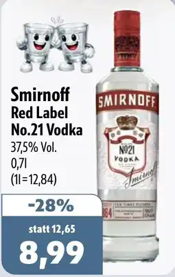 Aktiv Irma Smirnoff Red Label No.21 Vodka Angebot
