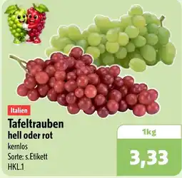 Aktiv Irma Tafeltrauben hell oder rot Angebot
