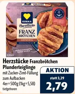 Aktiv Irma Herzstücke Franzbrötchen Plunderteiglinge Angebot