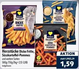 Aktiv Irma Herzstücke Dicke Fritte, Süsskartoffel-Pommes Angebot
