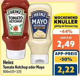 Aktiv Irma Heinz Tomato Ketchup oder Mayo Angebot