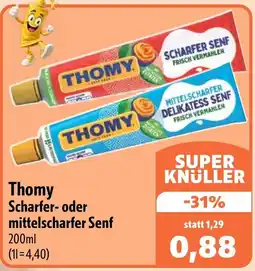 Aktiv Irma Thomy Scharfer- oder mittelscharfer Senf Angebot