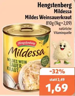 Aktiv Irma Hengstenberg Mildessa Mildes Weinsauerkraut Angebot