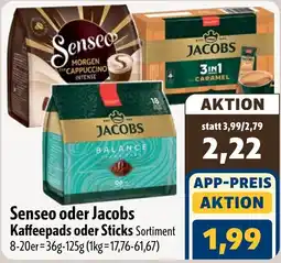 Aktiv Irma Senseo oder Jacobs Kaffee Angebot