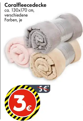 TEDi Coralfleecedecke Angebot
