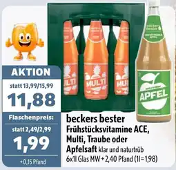 Aktiv Irma beckers bester Frühstücksvitamine ACE Angebot