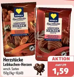 Aktiv Irma EDEKA Herzstücke Lebkuchen-Herzen Angebot